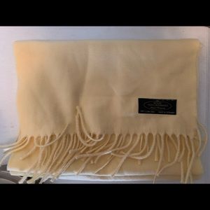Light Yellow Cashmere Dress Scarf